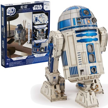 STAR WARS GWIEZDNE WOJNY ROBOT R2-D2 PUZZLE 3D