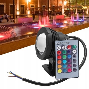 СВЕТОДИОДНЫЙ ПОДВОДНЫЙ СВЕТ, ВОДОНЕПРОНИЦАЕМЫЙ ПОДВОДНЫЙ СВЕТИЛЬНИК RGB, ОТДЕЛКА ОТРАЖАТЕЛЯ
