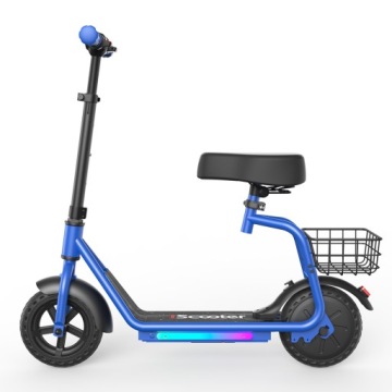 Самокат електричний для дітей iScooter iK7 250 Вт 15 км 3 швидкості сидіння RGB Bluetooth