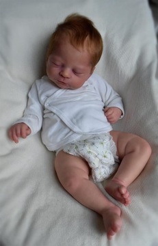 ŚPIĄCA LALKA REBORN JAK PRAWDZIWE NIEMOWLĘ 49 CM