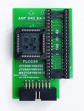EPROM 27Cx00 Адаптер PDIP42/PLCC44 XGecu T48