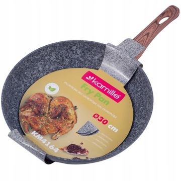 PATELNIA GRANITOWA TRADYCYJNA GRUBA 30cm INDUKCJA GAZ