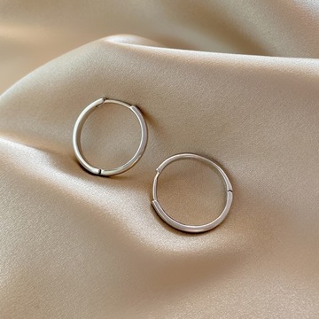 2 шт./компл. модные серьги-кольца золотого цвета для