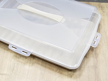 Контейнер для торта, коробка для выпечки, 45см, Бежевый