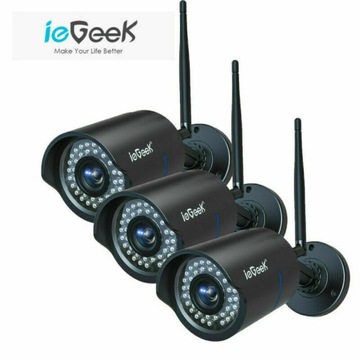 3 szt KAMERA ZEWNĘTRZNA 1080P HD WIFI MONITORING