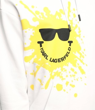 KARL LAGERFELD bluza | Regular Fit biała