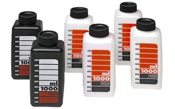 Zestaw butli z podziałką JOBO Kit 3300 6 x 1000 ml