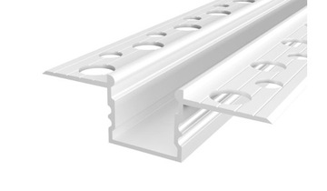 Zestaw profil aluminiowy LED do płyt GK biały 3mb