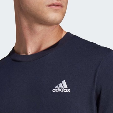 Koszulka Męska Adidas Bawełniana Granatowa T-Shirt z krótkim rękawem XXL