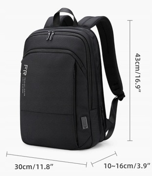 WROCŁAW Plecak FRN7137 na laptopa 15,6 z USB