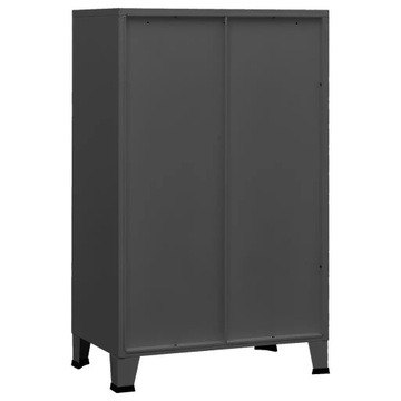 Półka metal VidaXL 70 x 40 cm odcienie szarości