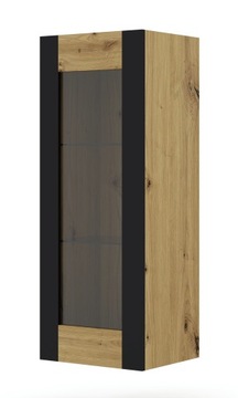 Witryna przeszklona szafka MONDI dąb artisan