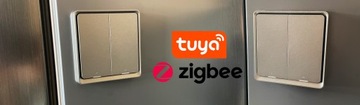 Кнопка сцены на пульте TUYA ZigBee 2 канала 6 СЦЕН