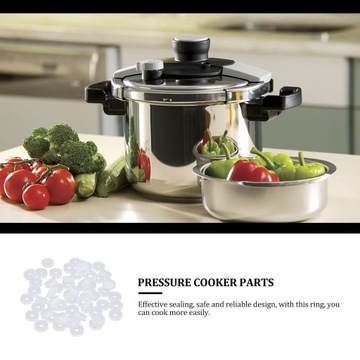 50 шт. ПРОКЛАДКИ КЛАПАНА СКОРОВАРКИ С КОЛЬЦАМИ