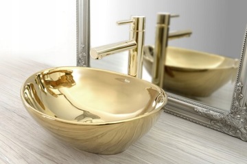 РАКОВИНА HIGH GOLD FAPPER TESS GOLD REA GOLD GLOSS TAP