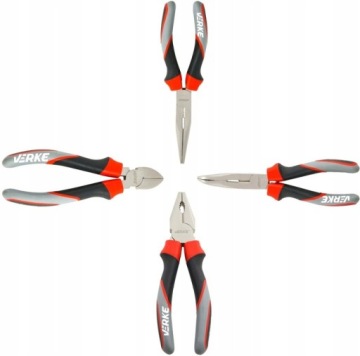 НАБОР ПЛОСКОГУБЦ ПЛОСКОГУБЦЫ КОМБИНИРОВАННЫЕ КЛЕЩИ РЕЗЦЫ СИЛА 4 шт.