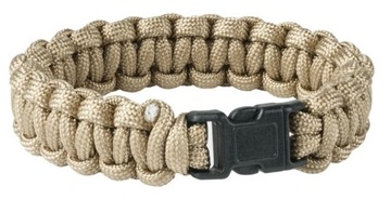 BRANSOLETKA SURVIVALOWA HELIKON PARACORD COYOTE