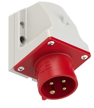 PCE Wtyczka odbiornikowa 16A 4P 400V 6h IP44, 514-6