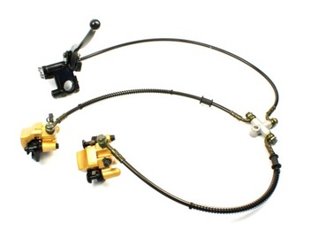 HAMULEC KOMPLETNY ATV 110 125 PRZÓD FUXIN WB