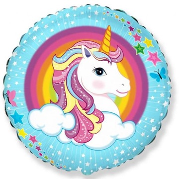 Balon foliowy 45cm - Jednorożec