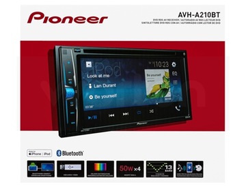RADIO PIONEER AVH-A210BT DVD 2-DIN USB iPod/iPhone