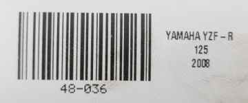 YAMAHA YZF-R 125 08-13 КРЫШКА БАКА ОБТЕКАТЕЛЬ КРЫШКА БАКА