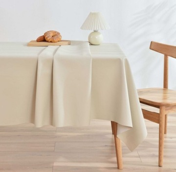 Гладкая эфирная матовая плотная скатерть 140x200 ЦВЕТОВ