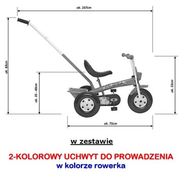 Rowerek trójkołowy 8