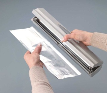 РЕЗАК ПИЩЕВОЙ ПЛЕНКИ, WENKO серый ПОДАЧА