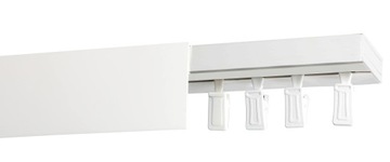 Потолочный карниз с крышкой Одинарный потолочный карниз из ПВХ с крышкой 250