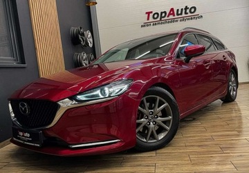 Mazda 6 III Sport Kombi Facelifting 2018 2.2 Skyactiv-D 150KM 2019 Mazda 6 LIFT 2.2D BOSE SKORA bezwypadkowa AUTOMAT zarejestrowana