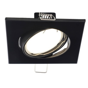 НАБОР КВАДРАТНОЙ ГАЛОГЕННОЙ ЛАМПЫ, ЧЕРНАЯ EDO + СВЕТОДИОДНАЯ ЛАМПОЧКА