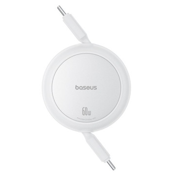 КАБЕЛЬ BASEUS USB-C TYPE-C ДЛЯ БЫСТРОЙ ЗАРЯДКИ, В НАМОТКЕ, 60 Вт, QC PD, 1 м