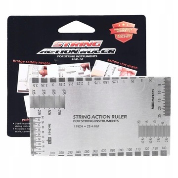 Измеритель действия струны Многофункциональная линейка для измерения высоты WF