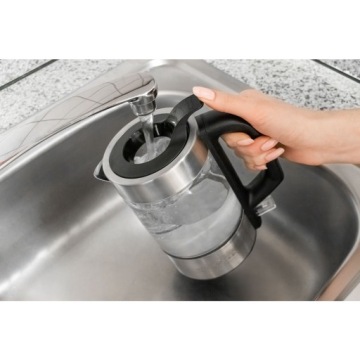 ЭКОНОМИЧНЫЙ СТЕКЛЯННЫЙ ЭЛЕКТРИЧЕСКИЙ ЧАЙНИК 1Л PROFICOOK