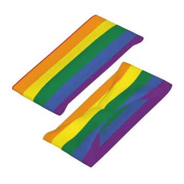 Rainbow Pride LGBT Headband Sweat Bandage Hai