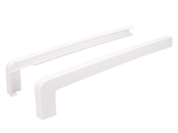 BOCZKI PCV DO PARAPETÓW ZEW. PROSTYCH BIAŁE 30cm