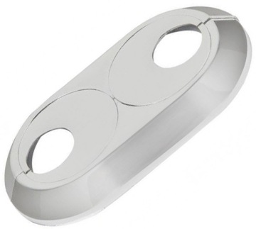 ROZETA PODWÓJNA MASKUJĄCA MASKOWNICA RUR MIEDŹ. 15