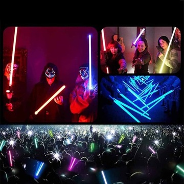 СВЕТОВОЙ МАС ЗВЕЗДНЫХ ВОЙН СВЕТОВОЙ СВЕТОДИОДНЫЙ СВЕТ ЗВУК 14 RGB 77см