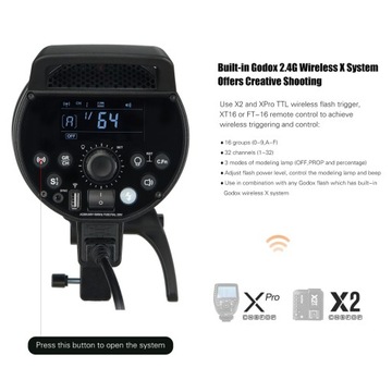 Godox DP400III-V Модернизированная студийная вспышка