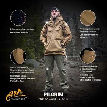 Брюки Helikon Pilgrim Bushcraft Taiga L-Reg