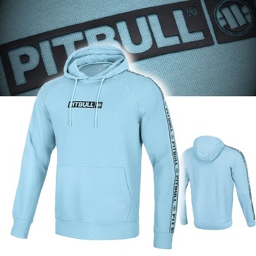 PITBULL WEST COAST BLUZA MĘSKA Z KAPTUREM RODRIGO 280g BŁĘKITNA XL