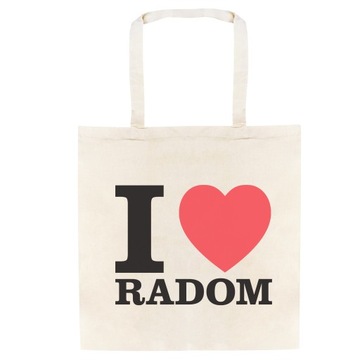 Torba BAWEŁNIANA I LOVE RADOM