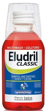 Eludril Classic 200 ml mocny płyn płukania ust