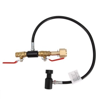 CGA320 24-дюймовая шланговая станция с резервуаром для CO2 для