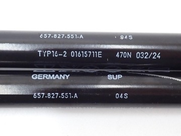 VZPĚRA/TLAKOVAČ TLUMIČ KRYT KUFRU 657827551A SKODA SCALA 24R
