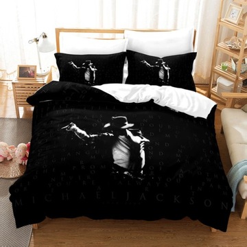 Zestaw pościeli 3D drukowane Michael Jackson pości