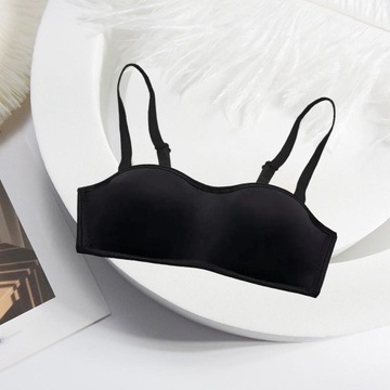 ch-Wireless Strapless Bra Wireless Strapless S Black