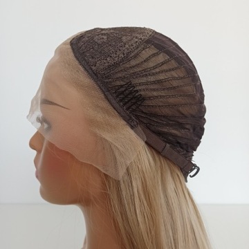 Парик LACE FRONT Blonde короткий средний 40/55/80см + шапочка БЕСПЛАТНО