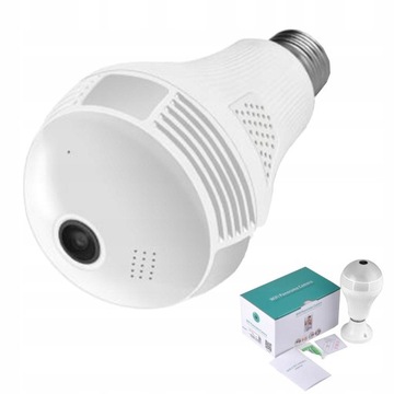 Kamera WiFi IP monitoring w żarówce 360 AUDIO LED